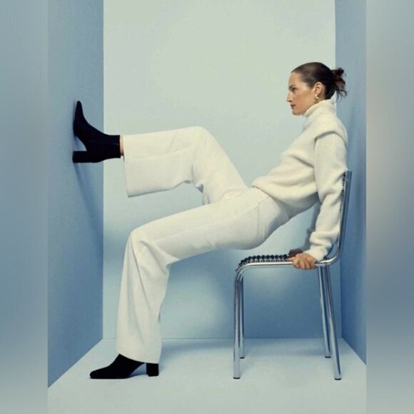 Mango - Ladies, Pointed Heel Ankle Boot - Black. Size: 10 (US), 42 (EU). NWT - Picture 2 of 16